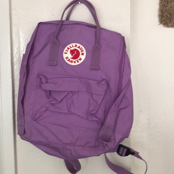 light purple kanken backpack